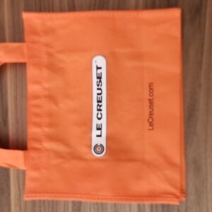 Le Creuset Tote Orange Reusable Cloth Shopping Bag